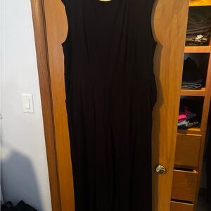 Old Navy Black Sleeveless Jumpsuit